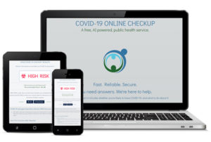 HealthSaaS covid19checkup.net is a free health assessment service powered by the smartest AI in remote patient monitoring